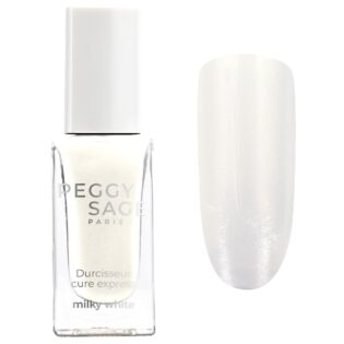 Cure Express nail hardener-&theta;&epsilon;&rho;&alpha;&pi;&epsilon;ί&alpha; &nu;&upsilon;&chi;&iota;ώ&nu; milky white | PEGGY SAGE