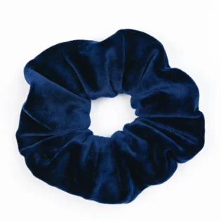 Scrunchie βελουτέ night blue